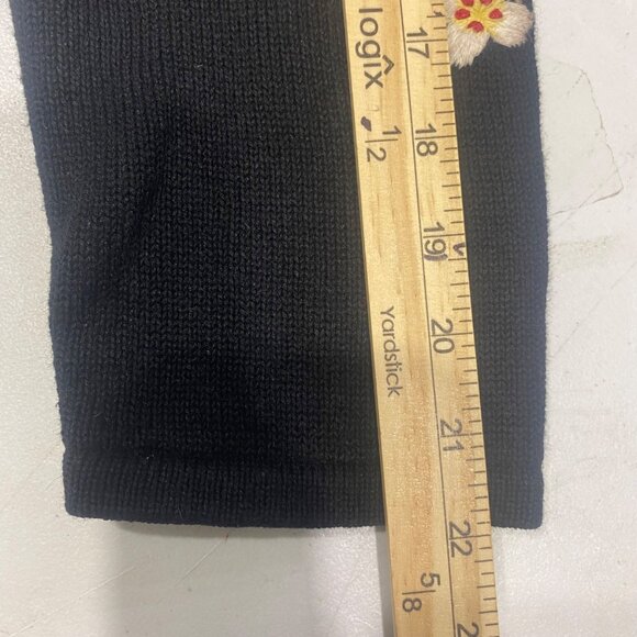 Vtg 90s Susan Bristol Embroidery Cardigan Sweater Womens Size M Colorful Patchwo - Picture 12 of 15